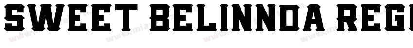 Sweet Belinnda Regul字体转换